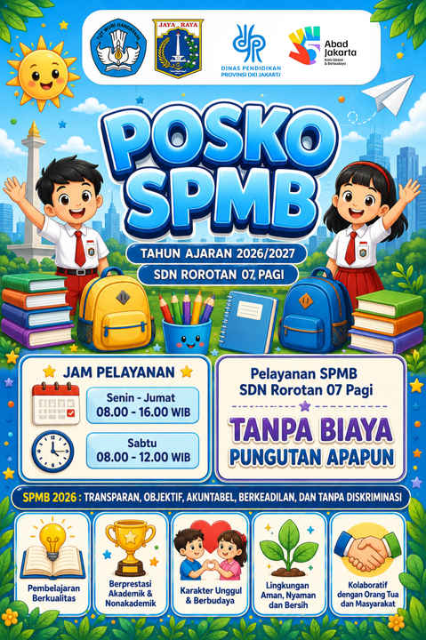 POSKO SPMB 2026 SDN ROROTAN 07 PG SIAP MELAYANI